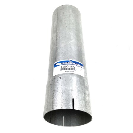 Heavy Duty Mfg Stack Pipe I.D. End - Aluminized Square Cut 1-500-18A